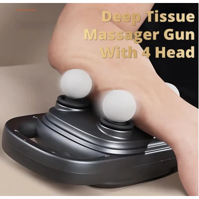 Aparat de masaj S2 cu 4 capete puternice afisaj LCD si manere ergonomice