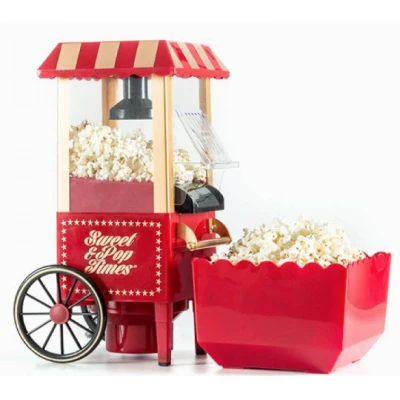 UB Aparat de popcorn tip Carucior cu 2 roti Old Fashioned