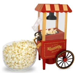 UB Aparat de popcorn tip Carucior cu 2 roti Old Fashioned