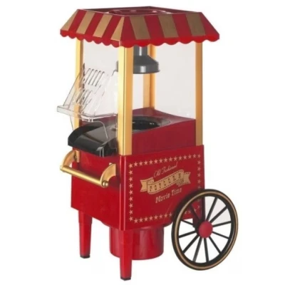UB Aparat de popcorn tip Carucior cu 2 roti Old Fashioned