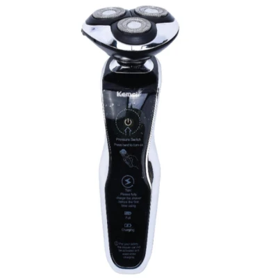 Aparat de ras electric fara fir Kemei KM 8006 pentru barbierit umed si uscat