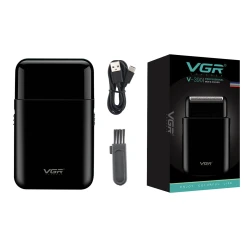 Aparat de ras electric profesional VGR V 390 reincarcabil USB