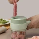 Aparat de tocat si feliat automat verde pentru fructe legume si condimente ACUMULATOR MARE