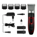 Aparat de tuns Geemy 9 in 1 model GM 550 cu accesorii Rosu