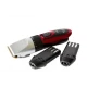 Aparat de tuns Geemy 9 in 1 model GM 550 cu accesorii Rosu