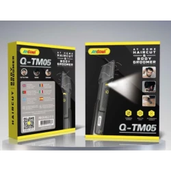 Aparat de tuns si ras 6 piese Andowl Q TM05 culoare negru