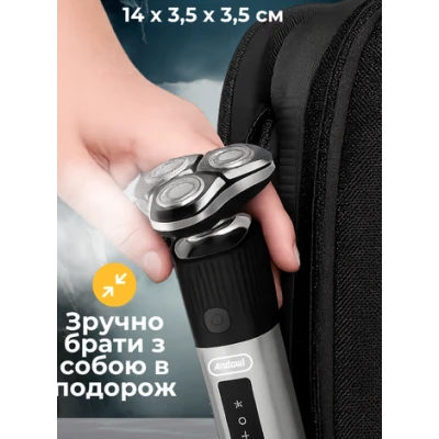 Aparat de tuns universal Andowl Q SH801 model 3 in 1 de 1000 mAh