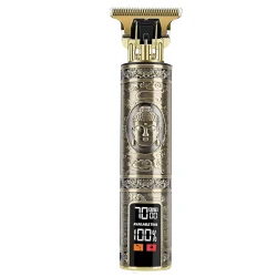 Aparat de tuns VINTAGE T9 cu afisaj si incarcare USB