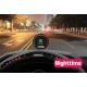 Aparat diagnosticare si afisaj informatii bord P15 pe parbriz digital OBD2 de tip HUD display pentru bord 