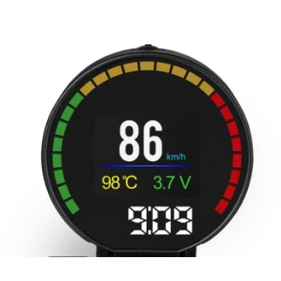 Aparat diagnosticare si afisaj informatii bord P15 pe parbriz digital OBD2 de tip HUD display pentru bord 