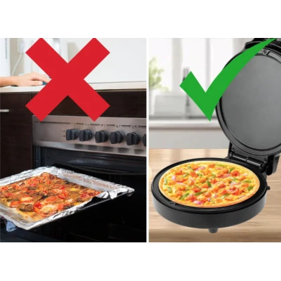 Aparat electric pentru pizza SC 9845 acoperire antiaderenta coacere rapida