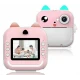 Aparat foto instant copii 10 role 48px FULL HD 5 jocuri player muzical