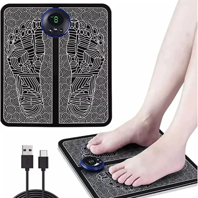 Aparat masaj picioare tip covoras cu Incarcare USB pentru electrostimulare 19 niveluri intensitate