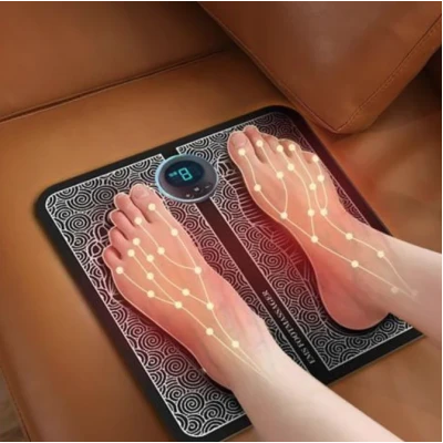 Aparat masaj picioare tip covoras cu Incarcare USB pentru electrostimulare 19 niveluri intensitate