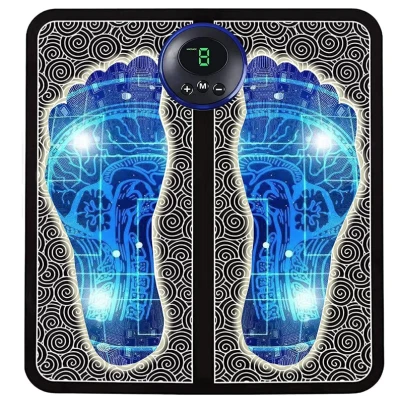 Aparat masaj picioare tip covoras cu Incarcare USB pentru electrostimulare 19 niveluri intensitate