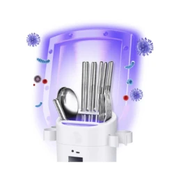 Aparat pentru dezinfectarea si sterilizarea tacamurilor cu lumina UV