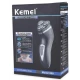 Aparat ras KEMEI KM 890 electric plutitor cu trei taieturi cu filetare