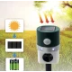 Aparat solar impotriva daunatorilor VERDE cu ultrasunete pentru gradina cu tarus