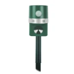 Aparat solar impotriva daunatorilor VERDE cu ultrasunete pentru gradina cu tarus buton on/off