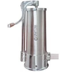 Aparat vertical de facut (umplut) carnati 6kg inox 5 palnii incluse