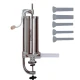 Aparat vertical de facut (umplut) carnati 6kg inox 5 palnii incluse
