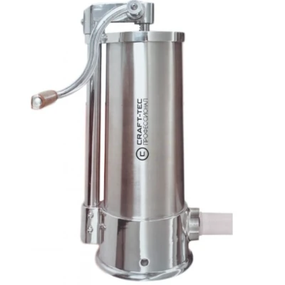 Aparat vertical de facut (umplut) carnati 6kg inox 5 palnii incluse