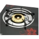 Aragaz plita cu un arzator din fonta 3KW sticla securizata 400x300x90mm Breckner
