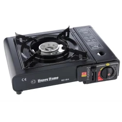 Aragaz portabil camping aprindere automata dubla alimentare 1 ochi Happy Home
