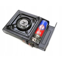 Aragaz portabil camping aprindere automata dubla alimentare 1 ochi Happy Home