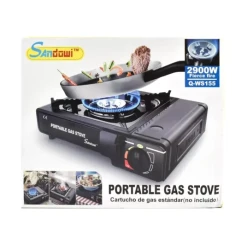 Aragaz portabil pe gaz 2900W Andowl Q WS155 Negru