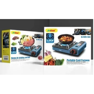 Aragaz portabil pe gaz pentru bucatarie 2.9kw Andowl Q WS160