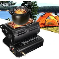 Aragaz portabil si incalzitor pe gaz pentru camping YC-808B