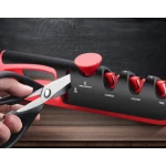 UB Ascutitor profesional de cutite ajustabil 4 in 1 Negru/Rosu