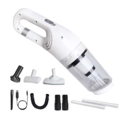 Aspirator ALB de mana JB-168 portabil silentios aspiratie puternica cu Usb 120W Alb