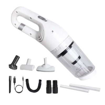 Aspirator ALB de mana JB-168 portabil silentios aspiratie puternica cu Usb 120W Alb