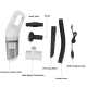Aspirator ALB de mana JB-168 portabil silentios aspiratie puternica cu Usb 120W Alb
