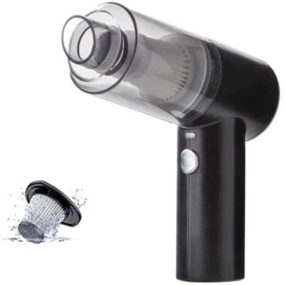 Aspirator auto Fara fir 2in1 120 W Cu Lumina LED Negru