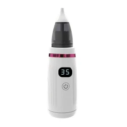 Aspirator cu DISPLAY Electric  Nazal pentru Bebelusi cu 5 Viteze Alb