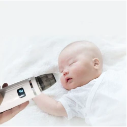 Aspirator cu DISPLAY Electric  Nazal pentru Bebelusi cu 5 Viteze Alb
