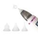 Aspirator cu DISPLAY Electric  Nazal pentru Bebelusi cu 5 Viteze Alb