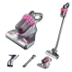 Aspirator de pat anti acarieni wireless igienizare profunda usor si manevrabil 10000Pa cu 8000 de vibratii pe minut