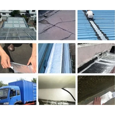 Banda acoperis 50mm x 5M butilica adeziva hidroizolanta bituminoasa durabila Rezistenta la Apa BS