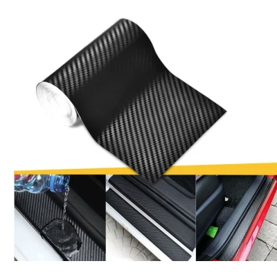 Banda Adeziva Carbon 10 cm x 5 metri pentru Protectie si Tuning Auto LY