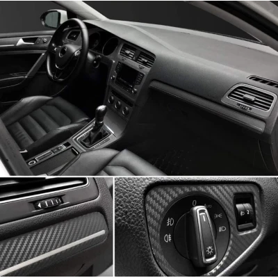 Banda Adeziva Carbon 10 cm x 5 metri pentru Protectie si Tuning Auto LY