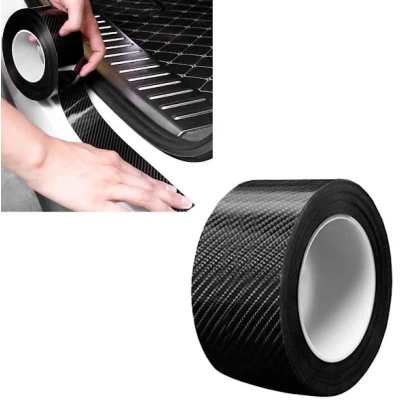 Banda Adeziva Carbon pentru Protectie si Tuning Auto Interior sau Exterior JK