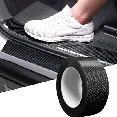 Banda Adeziva Carbon pentru Protectie si Tuning Auto Interior sau Exterior JK