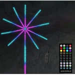 Banda artificii LEDBluetooth/USB Control prin telecomanda/telefon RGB Sincronizare audio 2 cm Multicolor