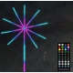 Banda artificii LEDBluetooth/USB Control prin telecomanda/telefon RGB Sincronizare audio 2 cm Multicolor