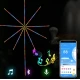 Banda artificii LEDBluetooth/USB Control prin telecomanda/telefon RGB Sincronizare audio 2 cm Multicolor