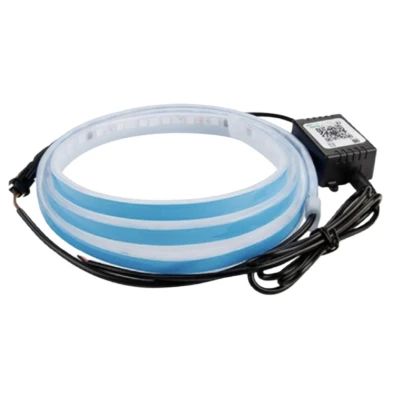 Banda decorativa Led Q D304 RGB pentru masina lungime 1, 8m 12V cu aplicatie